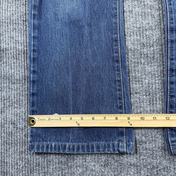 Levis 517 Jeans Mens 32x25 Blue Medium Wash Bootcut Mid Rise Denim Casual - Picture 4 of 8